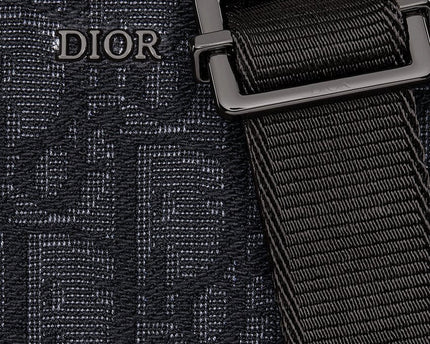Pochette zippée à bandoulière Noir