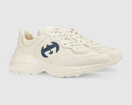 BASKETS EN CUIR RHYTON AVEC LOGO GUCCI POUR HOMME - #2