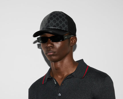 CASQUETTE EN TOILE GG MONOGRAM Noir