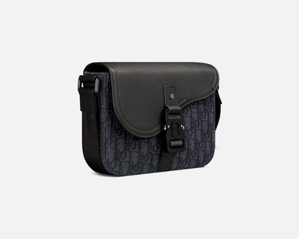 Sac Messenger à rabat Saddle Small Noir