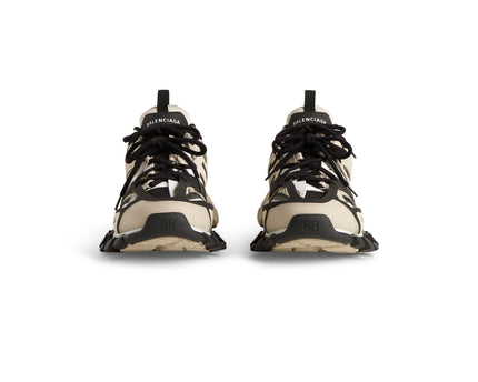 SNEAKER TRACK EN BEIGE/NOIR