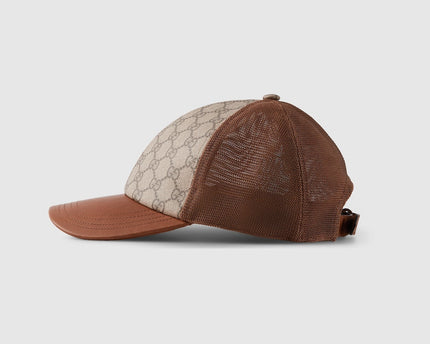 CASQUETTE EN TOILE GG MONOGRAM maron