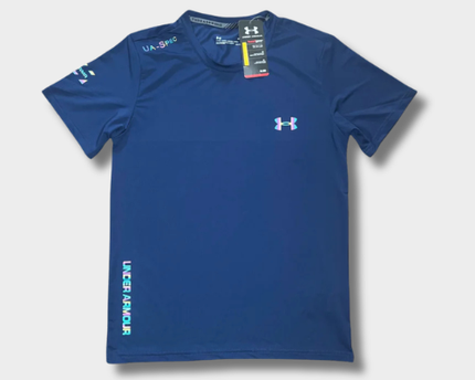 Ensemble short/t-shirt Under Fluo Bleu