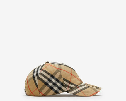 Casquette de baseball en coton mélangé Check EKD