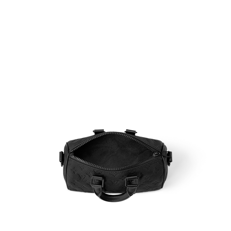 Sac Keepall Bandoulière 25 Noir Cuir