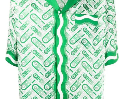 Casablanca Ping Pong monogram-print shirt