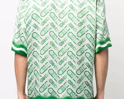 Casablanca Ping Pong monogram-print shirt