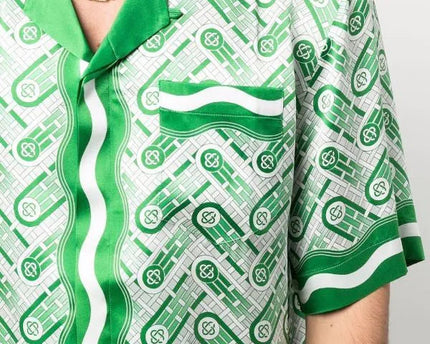 Casablanca Ping Pong monogram-print shirt