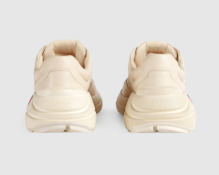 BASKETS EN CUIR RHYTON AVEC LOGO GUCCI POUR HOMME - #1