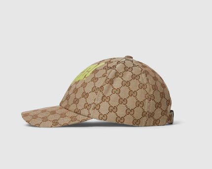 Casquette de baseball en toile GG avec imprimé
