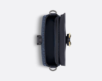 Mini sac Messenger à rabat Saddle Bleu Marine