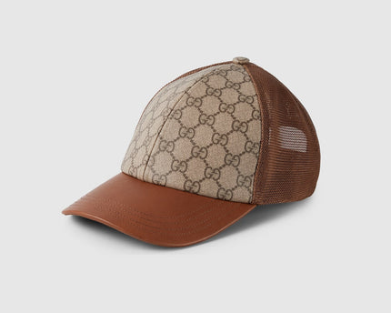 CASQUETTE EN TOILE GG MONOGRAM maron