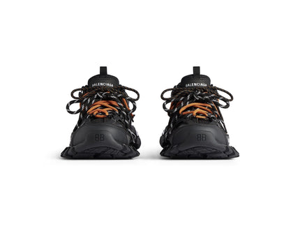 SNEAKER TRACK TRAIL LACES POUR HOMME EN NOIR/ORANGE