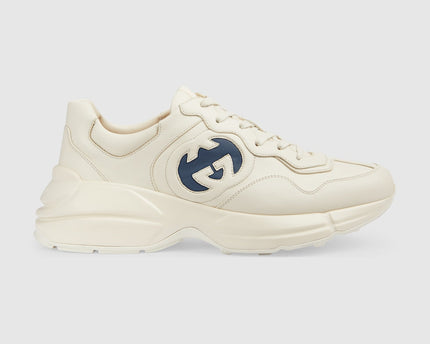 BASKETS EN CUIR RHYTON AVEC LOGO GUCCI POUR HOMME - #2