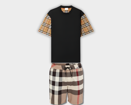 Ensemble Burberry Noir + Casquette Offerte