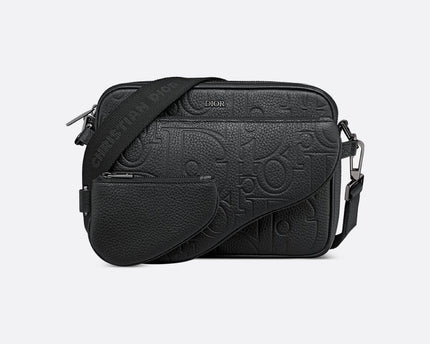 Triple Pouch Saddle Cuir