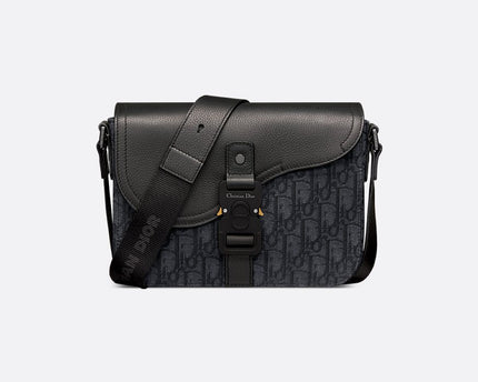 Sac Messenger à rabat Saddle Small Noir