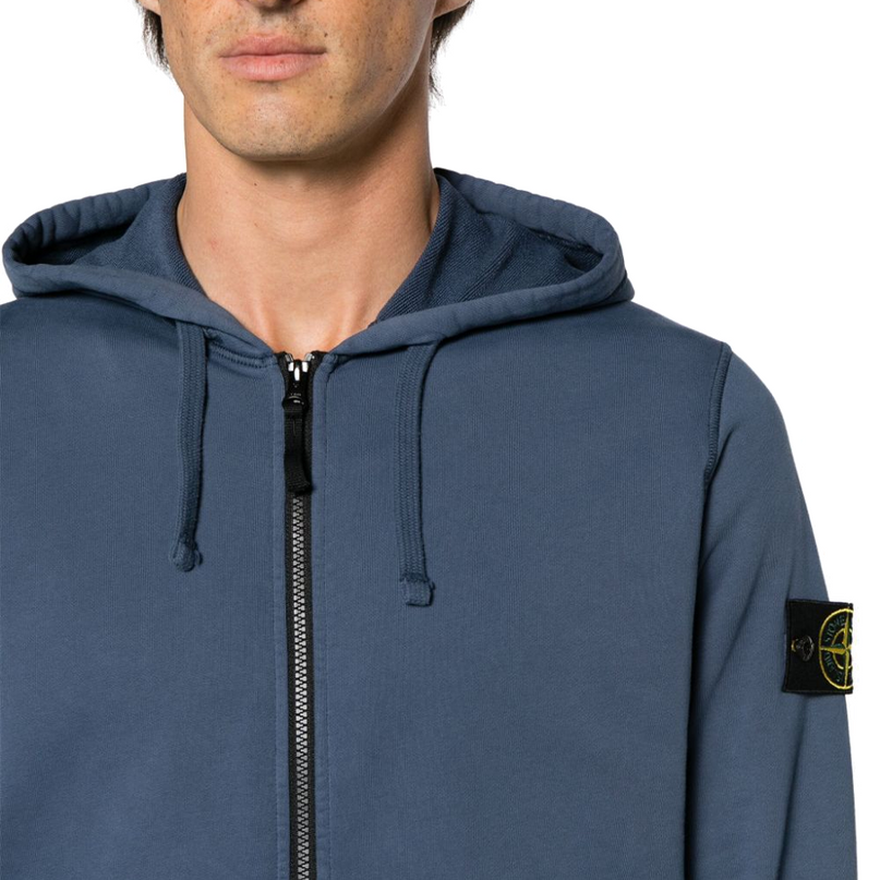 Gilet à Capuche Classique STONE - Bleu