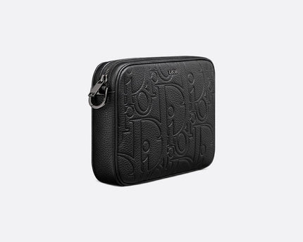 Triple Pouch Saddle Cuir