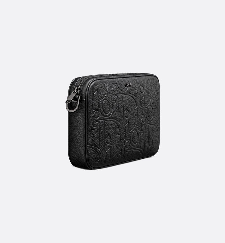 Triple Pouch Saddle Cuir
