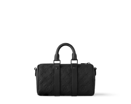 Sac Keepall Bandoulière 25 Noir Cuir