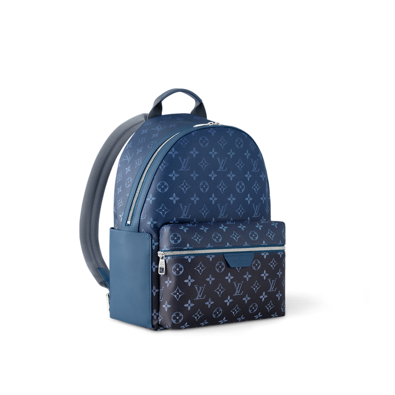 Sac à dos Discovery PM Toile Monogram Bleu et noir