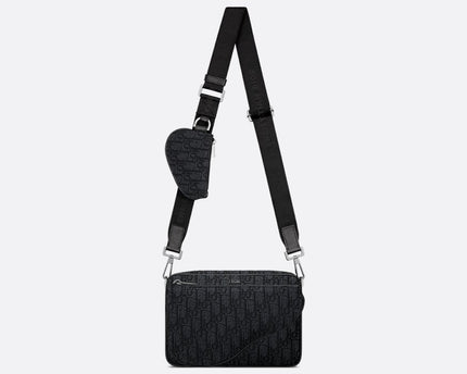 Triple Pouch Saddle Noir