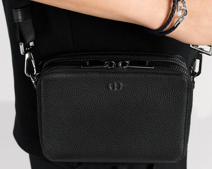 Pochette zippée à bandoulière CD Icon