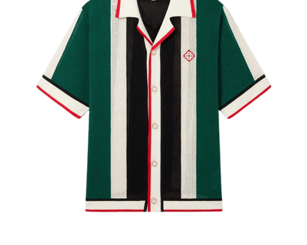 CHEMISE RAYÉE VERT BLANC
