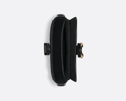 Mini sac Messenger à rabat Saddle Noir