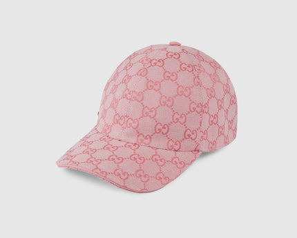 CASQUETTE EN TOILE GG Rose