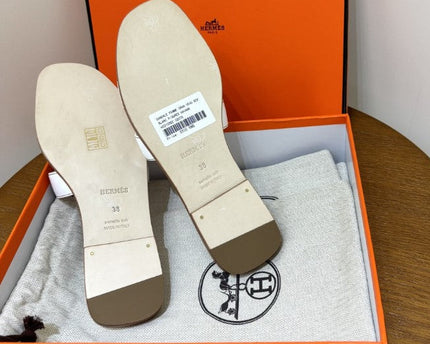 Hermes - Claquettes Blanc