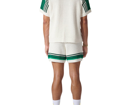Tennis Crochet Shorts - casablanca