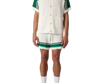 Tennis Crochet Shorts - casablanca