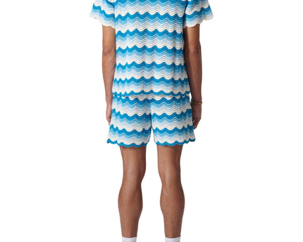 Wavy Gradient Crochet Shirt - casablanca (3)