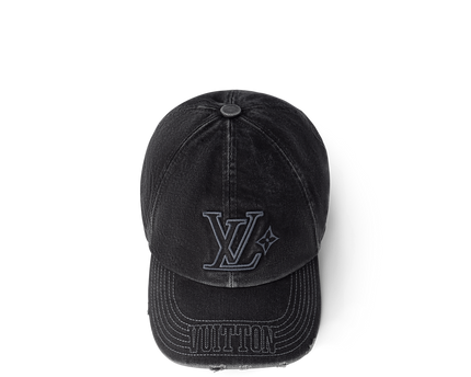 Casquette LV Denim Washed - CASQUETTES (2)
