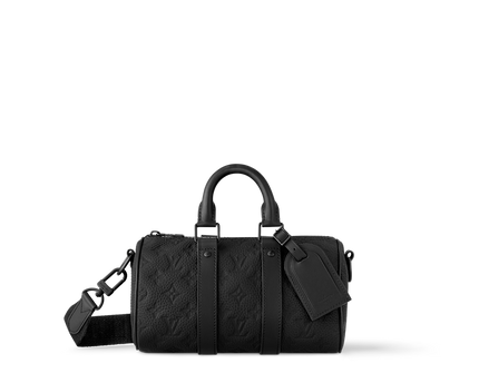 Sac Keepall Bandoulière 25 Noir Cuir