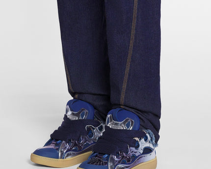 LANVIN METALLIC CORNFLOWER
