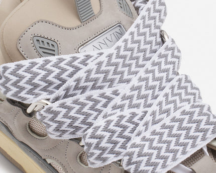 LANVIN LEATHER CURB GRIS