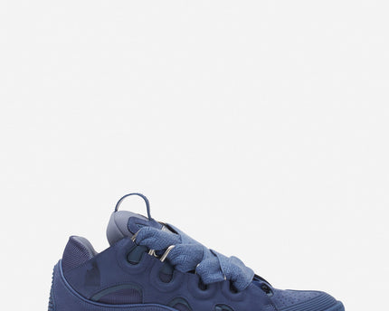 LANVIN LEATHER CURB BLEU MARINE