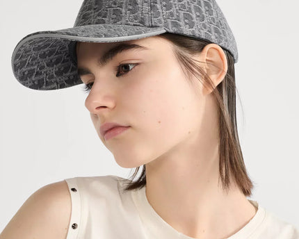 Dior Casquette Oblique Gris