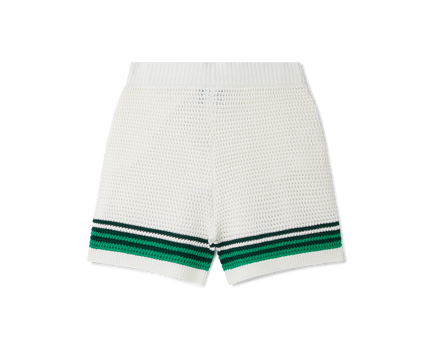 Tennis Crochet Shorts - casablanca