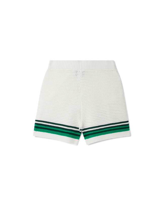 Tennis Crochet Shorts - casablanca