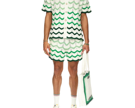 Wavy Gradient Crochet Shorts - casablanca (2)