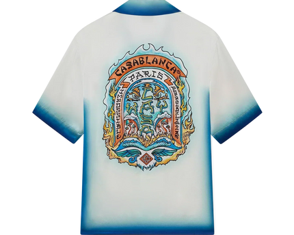 Casa Way Skate Short Sleeve Silk Shirt