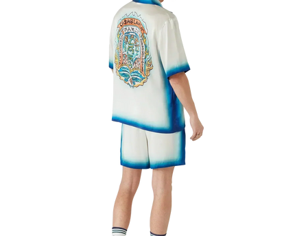 Casa Way Skate Short Sleeve Silk Shirt