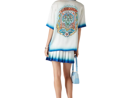 Casa Way Skate Short Sleeve Silk Shirt