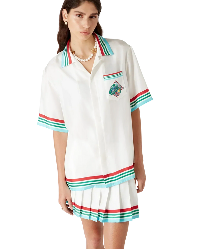 Casa Way World Series Short Sleeve Silk Shirt