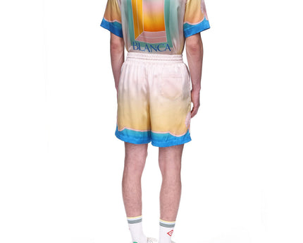 L'Arc Coloré Silk Shorts