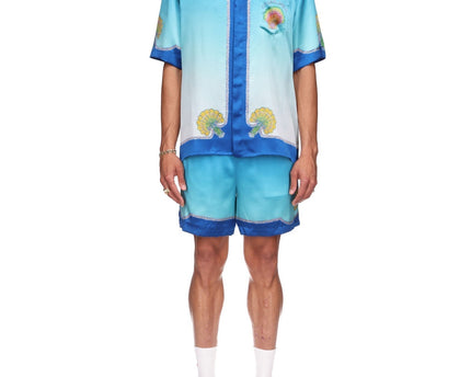 Coquillage Coloré Silk Shirt